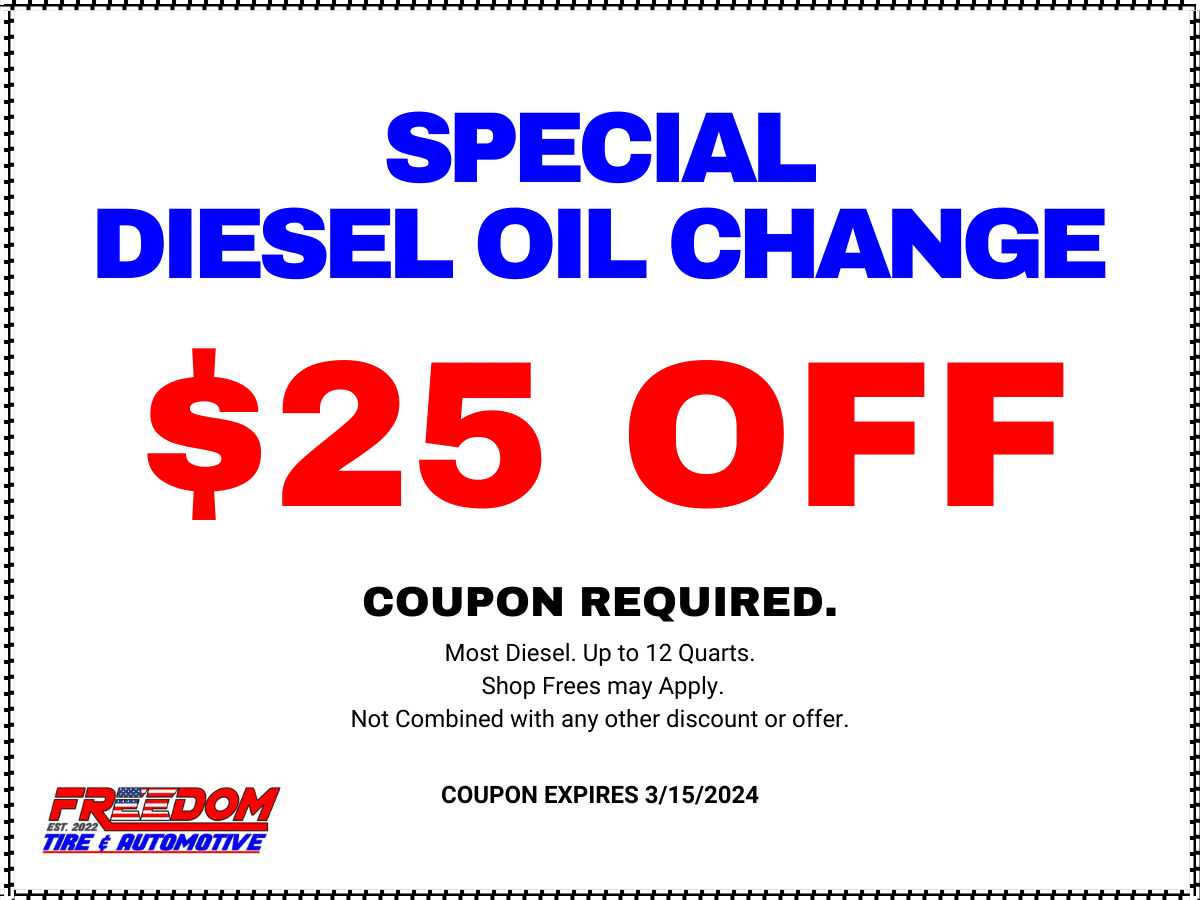 special diesel oil change