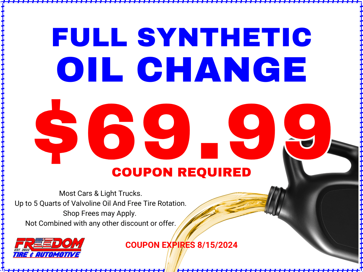 full synthetic oil change