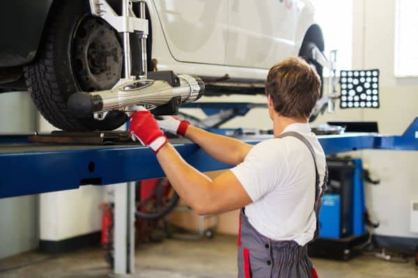 Wheel Alignment Suspension Check