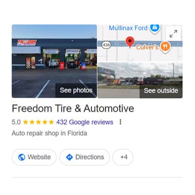 5.0 stars, 432 Google reviews