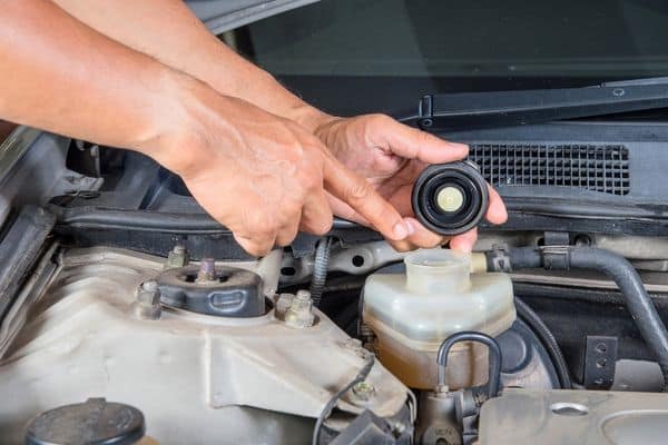 Brake fluid exchange