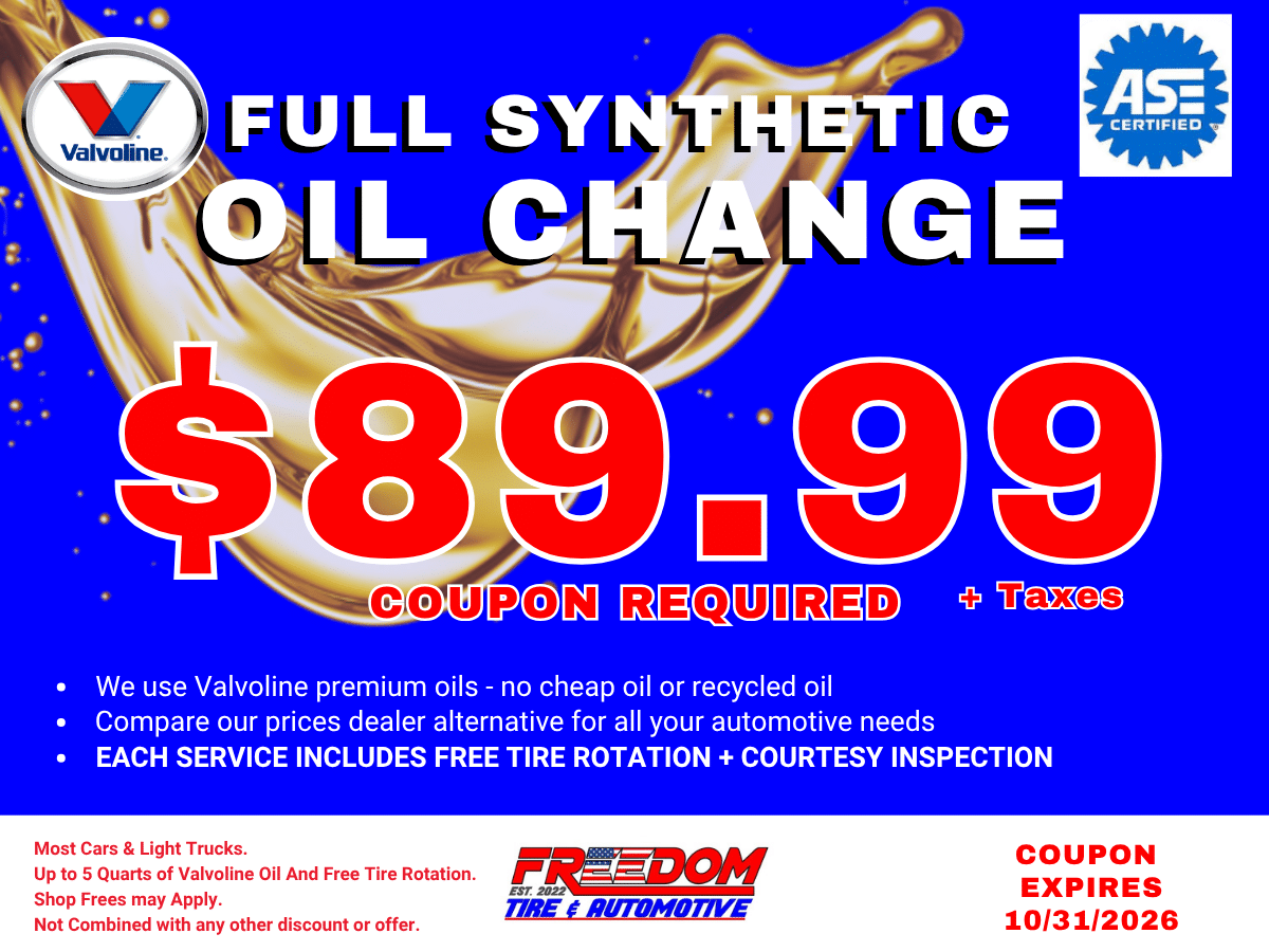 full synthetic oil change